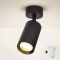 Brilagi - LED RGBW dimmbarer Einbaustrahler SELE 1xGU10/6W/230V 3000K schwarz + Fernbedienung