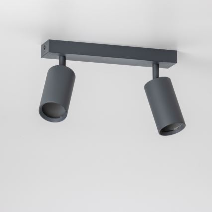 Brilagi - LED RGBW dimmbarer Einbauspot SELE 2xGU10/4,8W/230V 3000K Anthrazit + Fernbedienung