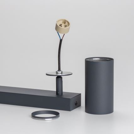 Brilagi - LED RGBW dimmbarer Einbauspot SELE 2xGU10/4,8W/230V 3000K Anthrazit + Fernbedienung
