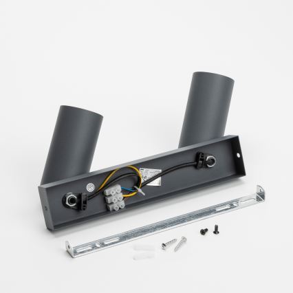 Brilagi - LED RGBW dimmbarer Einbauspot SELE 2xGU10/4,8W/230V 3000K Anthrazit + Fernbedienung