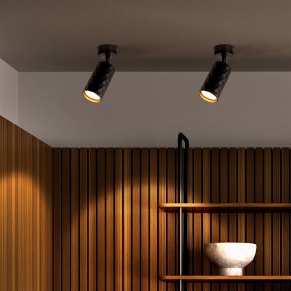 Brilagi - LED RGBW dimmbarer Spot SELE DIAMANT 1xGU10/6W/230V 3000K schwarz + Fernbedienung