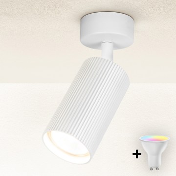 Brilagi - LED RGBW dimmbarer Einbaustrahler SELE MODERN 1xGU10/6,5W/230V 2700-6500K Wi-Fi weiß