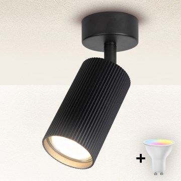 Brilagi - LED RGBW dimmbarer Einbaustrahler SELE MODERN 1xGU10/6W/230V 3000K Wi-Fi schwarz
