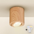 Brilagi - LED RGBW dimmbarer Spot MIA 1xGU10/30W/230V 2700-6500K Wi-Fi 84x80 mm braun