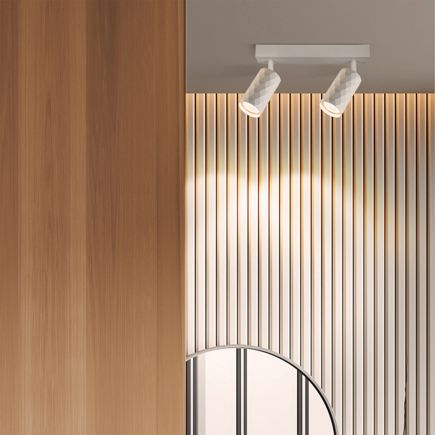 Brilagi - LED RGBW dimmbarer Einbaustrahler SELE DIAMANT 2x GU10/6W/230V 3000K weiß + Fernbedienung