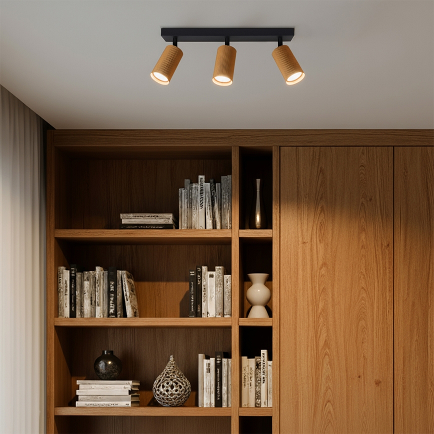 Brilagi - dimmbarer LED-RGBW-Strahler SELE MODERN 3×GU10/6W/230V 3000K Gold + Fernbedienung