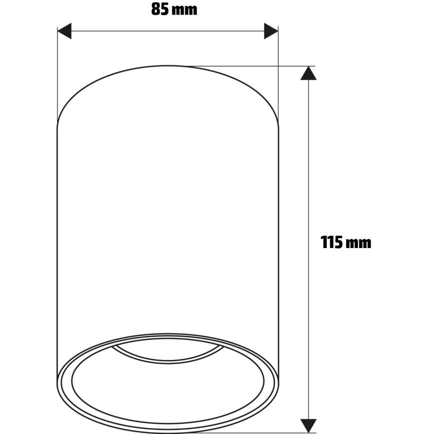 Brilagi - LED RGBW dimmbarer Einbaustrahler TRINE 1xGU10/30W/230V 3000K Wi-Fi beige/gold
