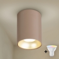 Brilagi - LED RGBW dimmbarer Spot TRINE 1xGU10/6W/230V 3000K beige/gold + Fernbedienung