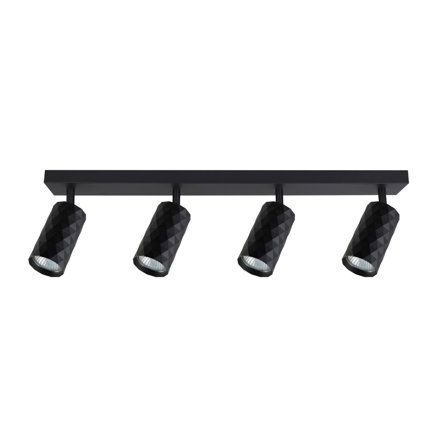 Brilagi - SELE DIAMANT dimmbarer LED-RGBW-Spot 4xGU10/4,8W/230V 3000K schwarz + Fernbedienung