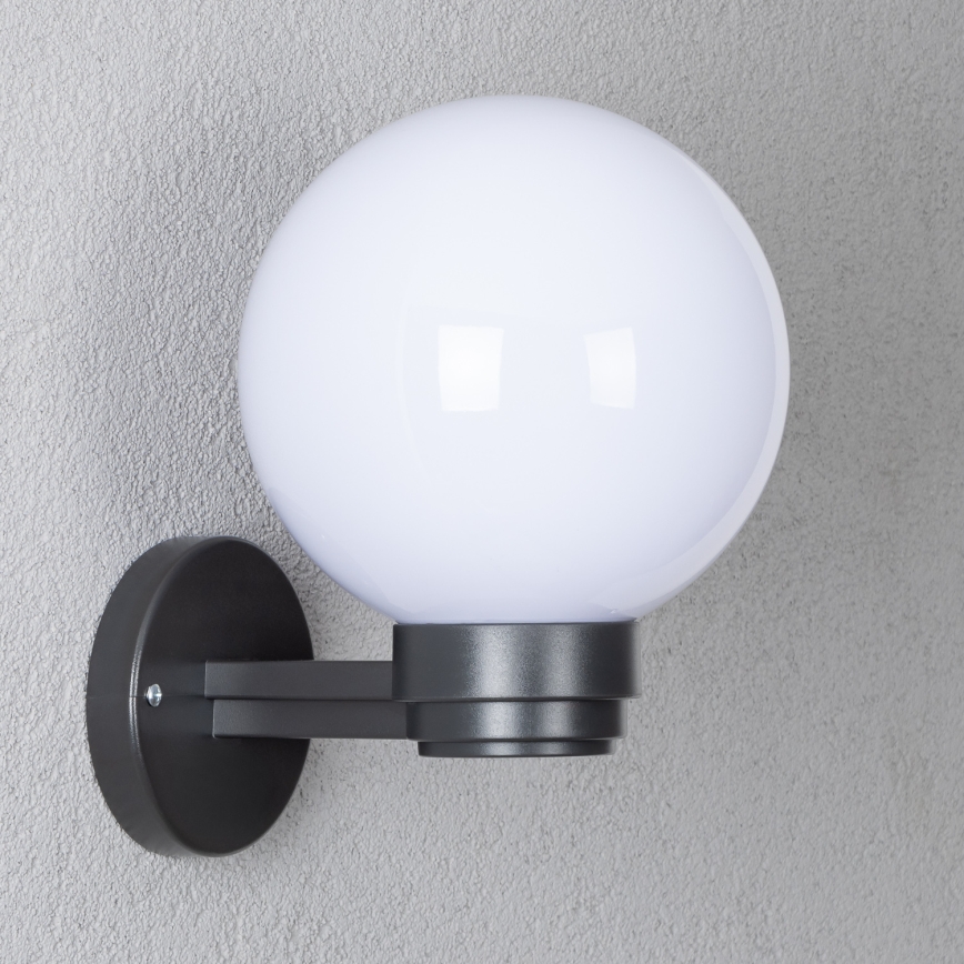 BRILAGI - LED RGBW dimmbare Außen-Wandleuchte HARBOR 1xE27/12W/230V 2700–6500K IP33 anthrazit/weiß