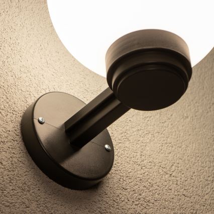 BRILAGI - LED RGBW dimmbare Außen-Wandleuchte HARBOR 1xE27/12W/230V 2700–6500K IP33 anthrazit/weiß