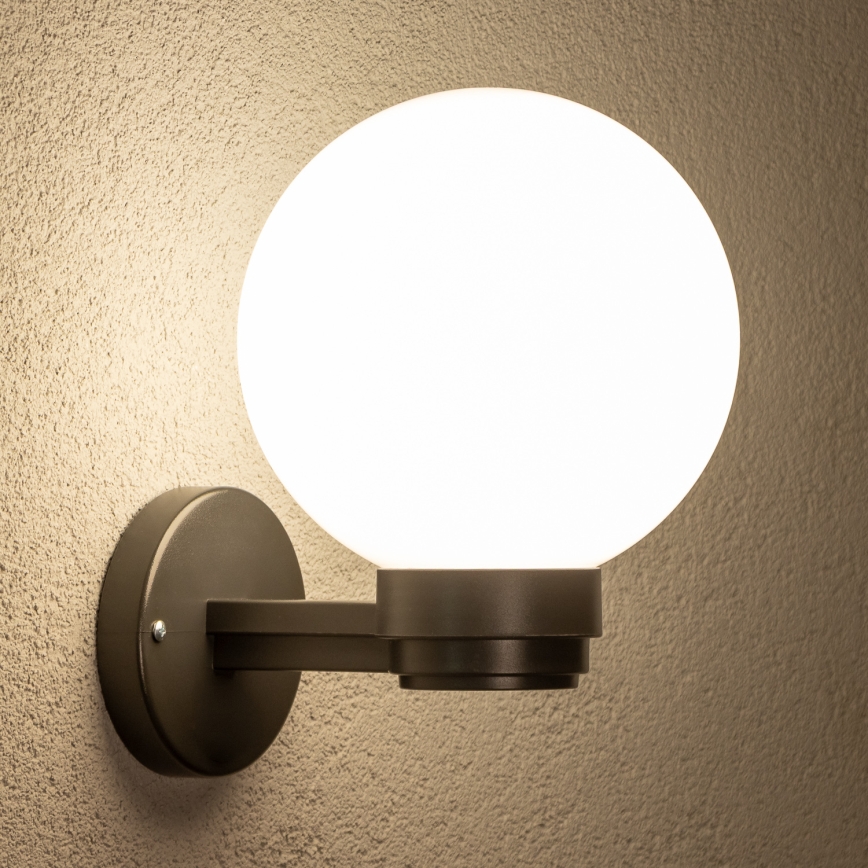 BRILAGI - LED RGBW dimmbare Außen-Wandleuchte HARBOR 1xE27/12W/230V 2700–6500K IP33 anthrazit/weiß