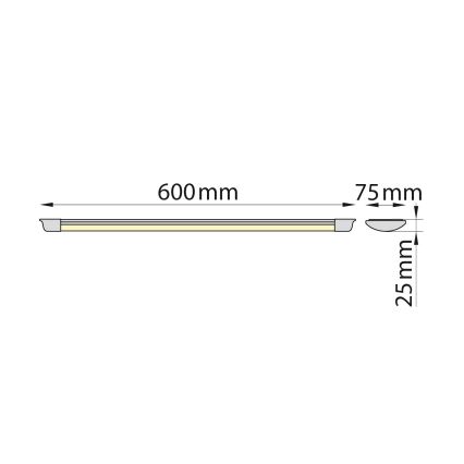 Brilagi - LED-Röhrenleuchte AVERO LED/16W/230V 60 cm