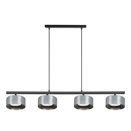 Brilagi - LED Seilabhängige Pendelleuchte AURA LUX 4xGX53/30W/230V schwarz/rauchfarben