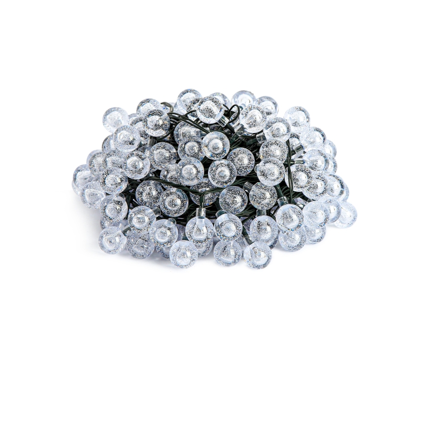 Brilagi - LED Solar- Dekorative Kette BUBBLE 100xLED/8 Funktionen 10m IP65 warmweiβ