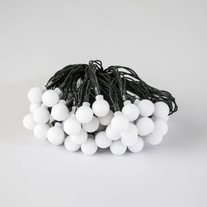 Brilagi - LED-Solar-Dekorations-Lichterkette BUBBLE 50 LEDs / 8 Funktionen 7 m IP65 warmweiß 600 mAh