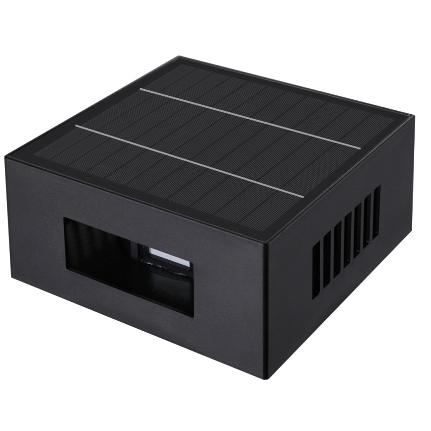 Brilagi - LED Solar-Wandleuchte BLOCK LED/2W/3,7V 1300 mAh IP44