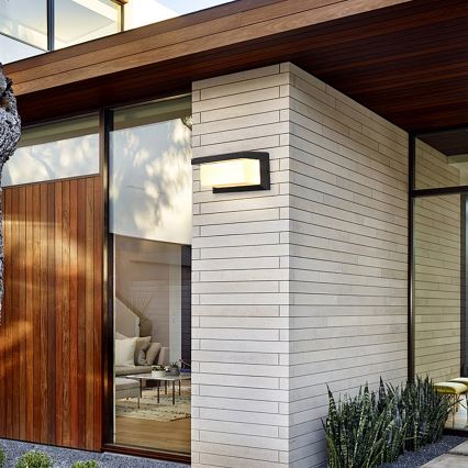 Brilagi - LED Solar-Wandleuchte mit Bewegungs- und Dämmerungssensor BRICKY LED/5W/6V 4000 mAh IP65