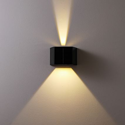 Brilagi - LED-Solar-Wandleuchte mit Sensor SOLAR CUBE LED/2W/3,2V IP54