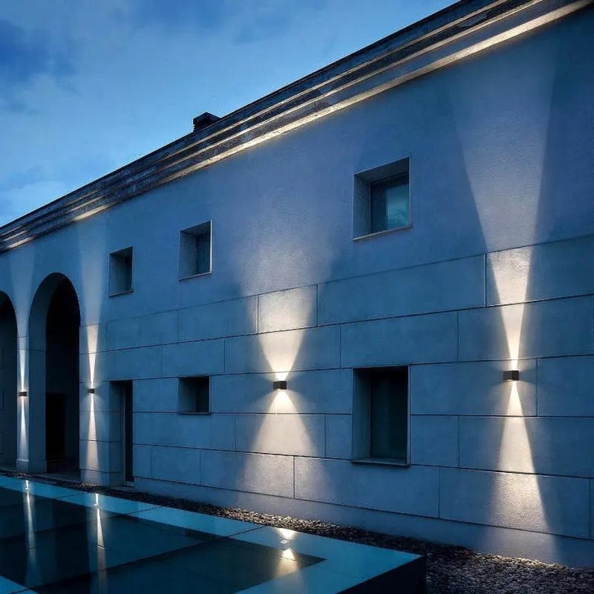 Brilagi - LED-Solar-Wandleuchte mit Sensor SOLAR CUBE LED/2W/3,2V IP54