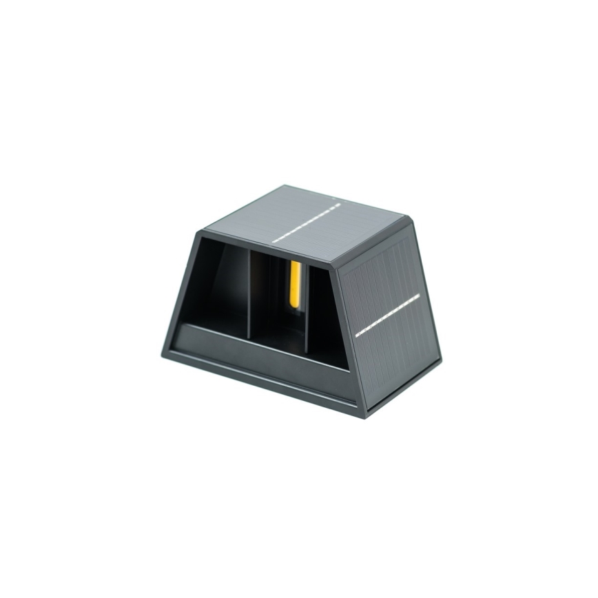 Brilagi - LED-Solar-Wandleuchte mit Sensor SOLAR CUBE LED/2W/3,2V IP54
