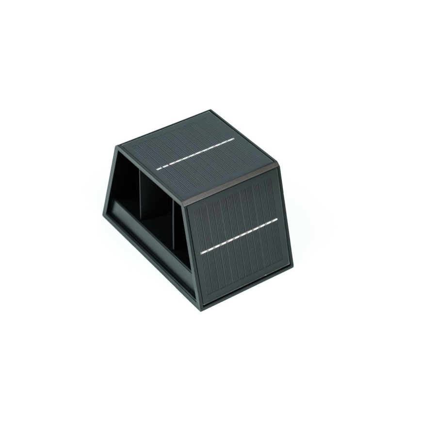 Brilagi - LED-Solar-Wandleuchte mit Sensor SOLAR CUBE LED/2W/3,2V IP54