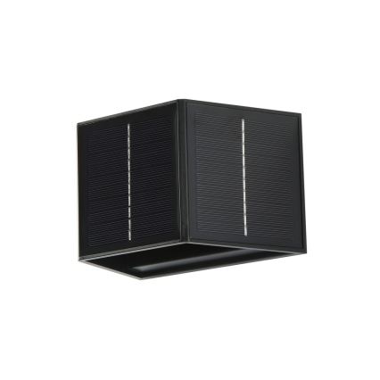 Brilagi - LED-Solar-Wandleuchte mit Sensor SOLAR CUBE LED/2W/3,2V IP54