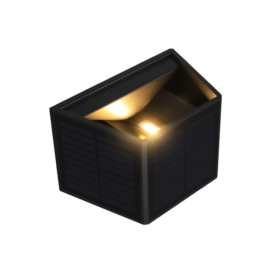 Brilagi - LED-Solar-Wandleuchte mit Sensor SOLAR CUBE LED/2W/3,2V IP54