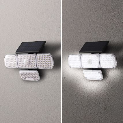 Brilagi - LED-Solar-Wandleuchte mit Sensor WALLIE LED/5W/5,5V IP65