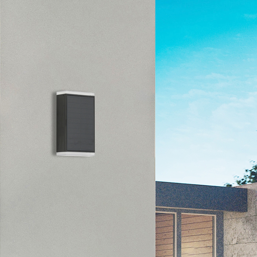 Brilagi - LED Solar-Wandleuchte SUN GUARD LED/2W/3,7V 2000 mAh IP45