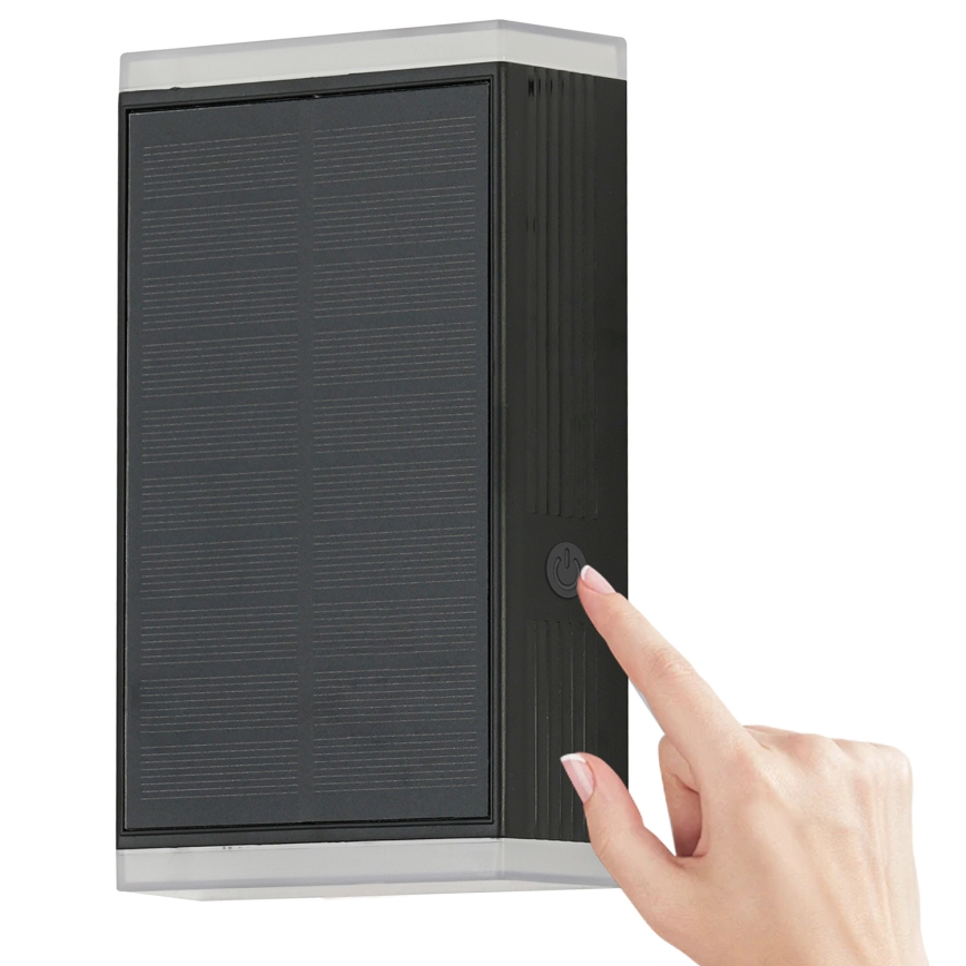 Brilagi - LED Solar-Wandleuchte SUN GUARD LED/2W/3,7V 2000 mAh IP45