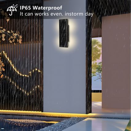 Brilagi - Dimmbare LED-Solar-Wandleuchte SUN LED/2,5W/230V 30 cm 2000 mAh IP44