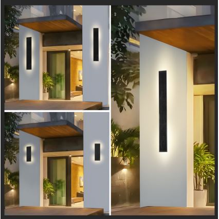 Brilagi - dimmbare LED-Solar-Wandleuchte SUN LED/4W/3,7V 60 cm 4000 mAh IP44