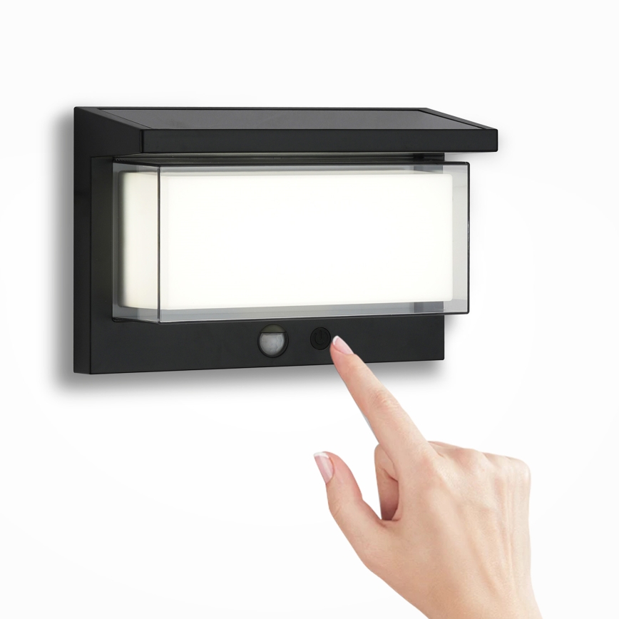 Brilagi - LED Solar-Wandleuchte mit Sensor SUN LUME LED/10W/3,7V 4000 mAh IP44