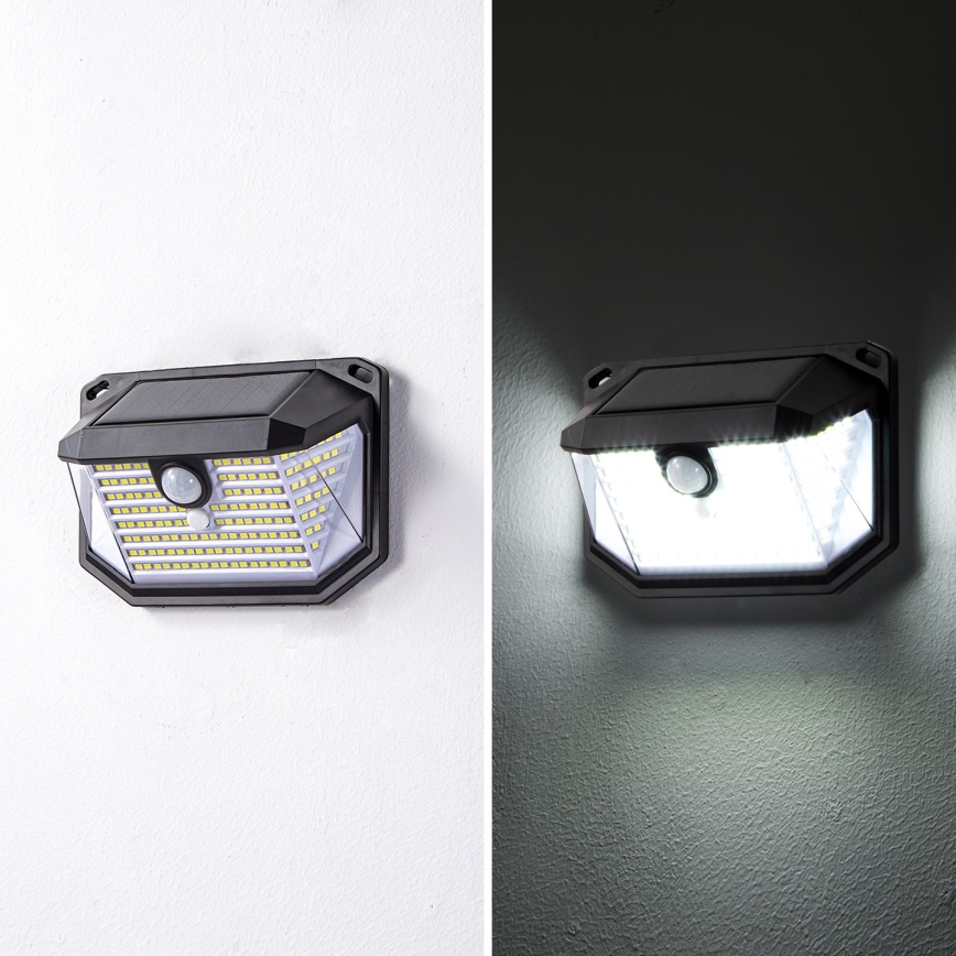 Brilagi - LED-Solarwandleuchte mit Sensor WALLIE LED/4W/5,5V 6500K IP65