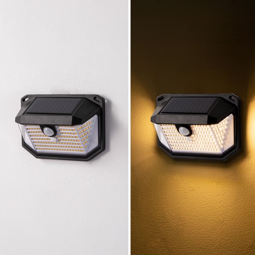 Brilagi - LED-Solarwandleuchte mit Sensor WALLIE LED/4W/5,5V 3000K IP65