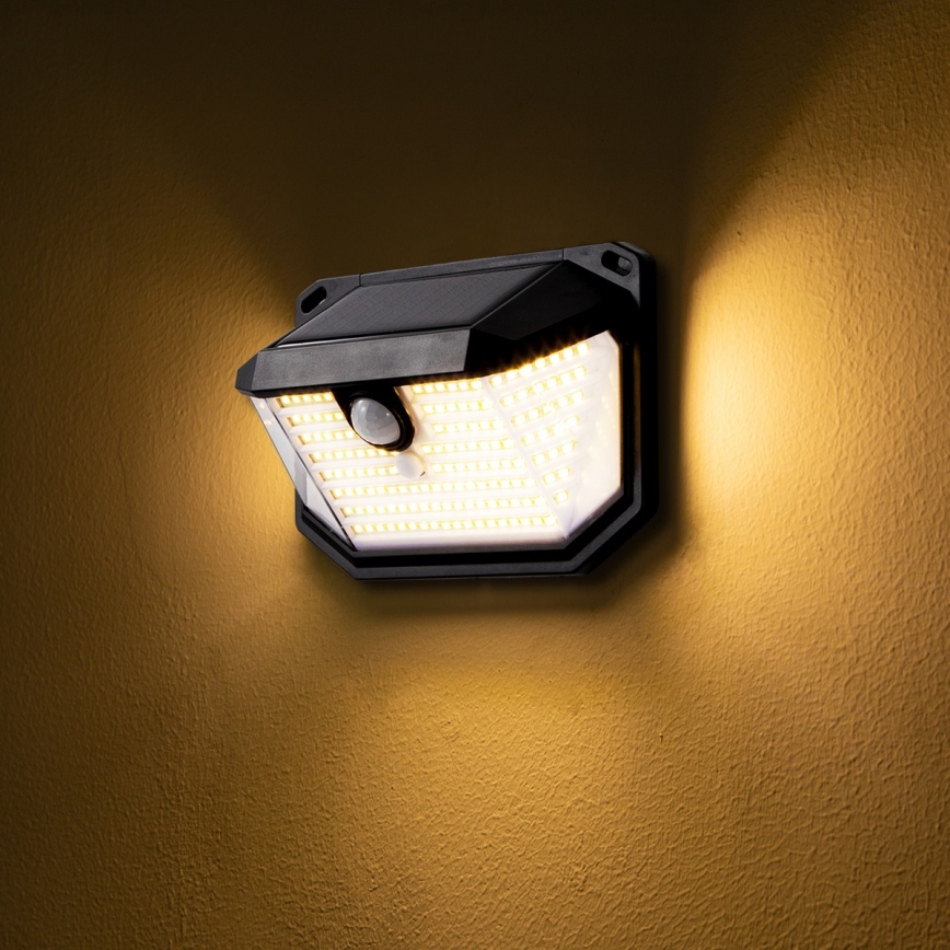 Brilagi - LED-Solarwandleuchte mit Sensor WALLIE LED/4W/5,5V 3000K IP65