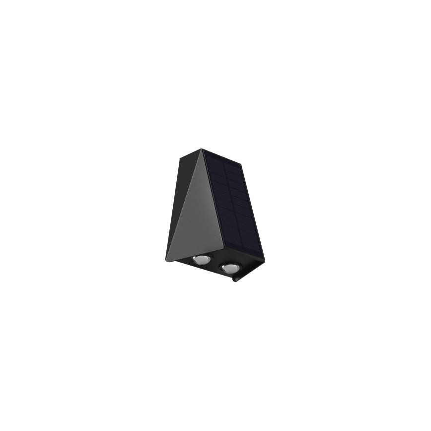 Brilagi - LED-Solarwandleuchte PYRAMID LED/2W/3,2V 1300 mAh IP54