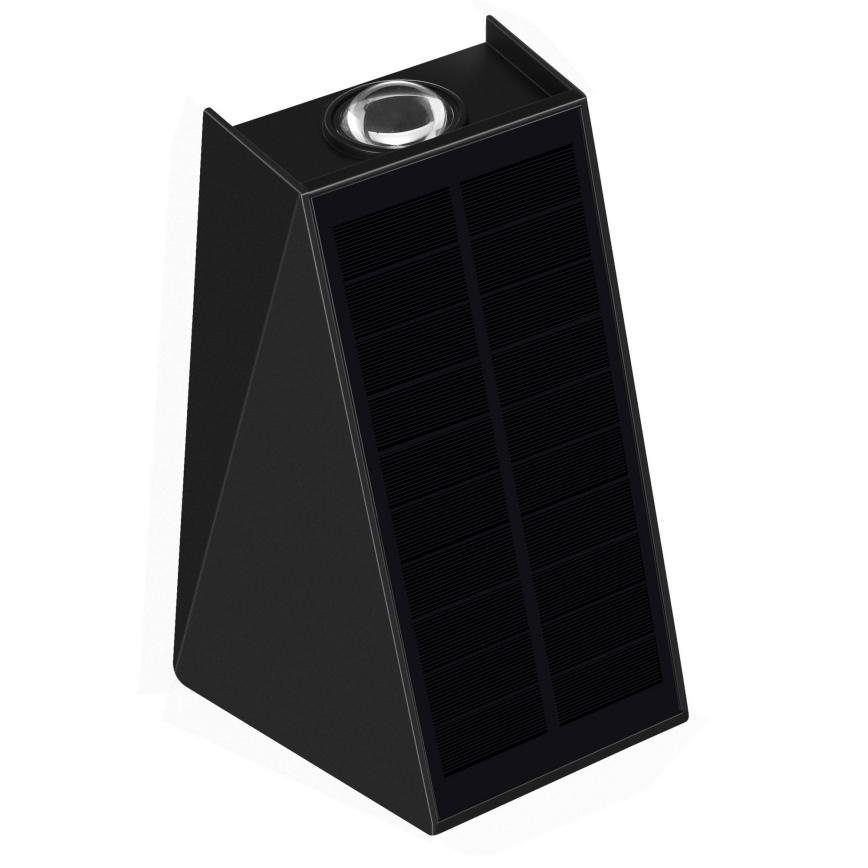 Brilagi - LED-Solarwandleuchte PYRAMID LED/2W/3,2V 1300 mAh IP54