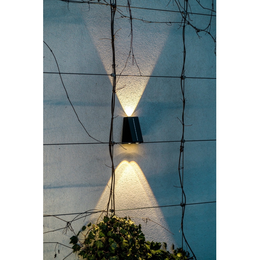 Brilagi - LED-Solarwandleuchte PYRAMID LED/2W/3,2V IP54