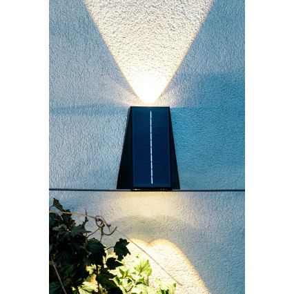 Brilagi - LED-Solarwandleuchte PYRAMID LED/2W/3,2V IP54