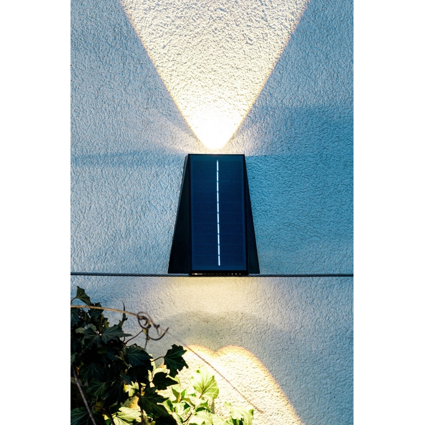 Brilagi - LED-Solarwandleuchte PYRAMID LED/2W/3,2V IP54