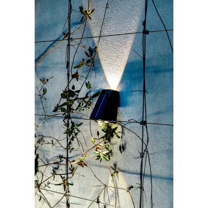 Brilagi - LED-Solarwandleuchte PYRAMID LED/2W/3,2V IP54