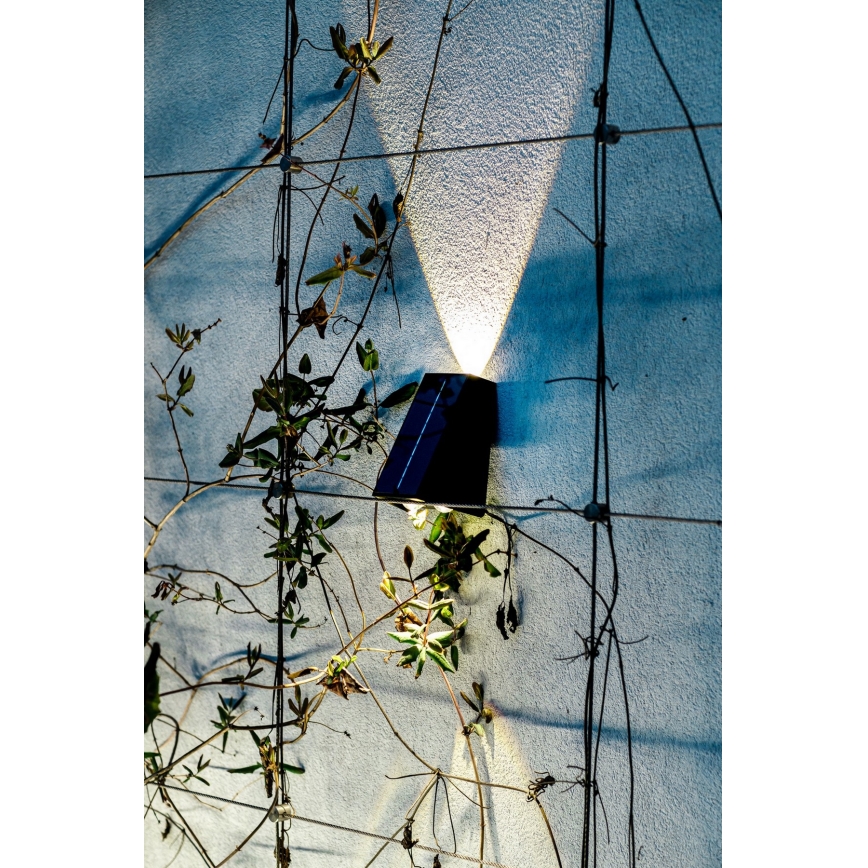 Brilagi - LED-Solarwandleuchte PYRAMID LED/2W/3,2V IP54