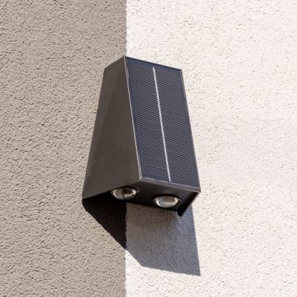 Brilagi - LED-Solarwandleuchte PYRAMID LED/2W/3,2V IP54
