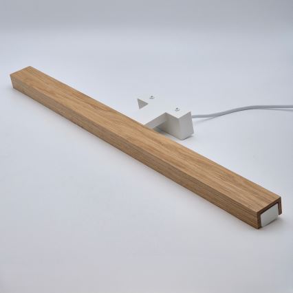 Brilagi - LED-Spiegelbeleuchtung für Badezimmer WOODY MIRROR LED/12W/230V 60 cm IP44 Eiche/weiß