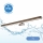Brilagi - LED-Spiegelbeleuchtung für Badezimmer WOODY MIRROR LED/15W/230V 90 cm IP44 Eiche Walnuss/glänzendes Chrom