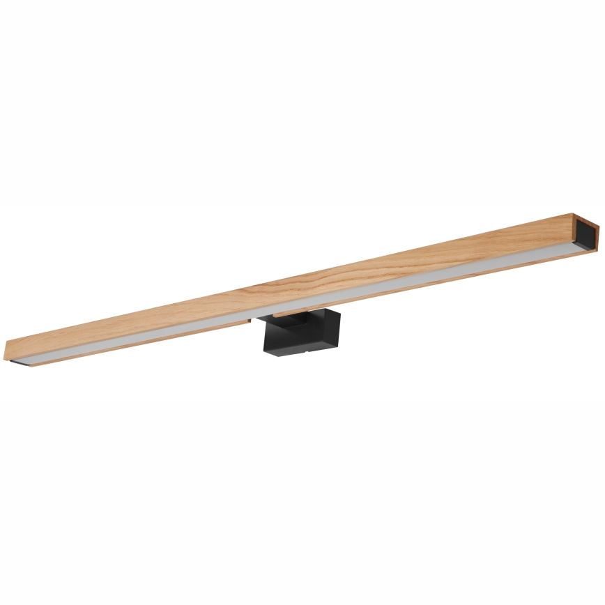 Brilagi - LED-Spiegelbeleuchtung für Badezimmer WOODY MIRROR LED/15W/230V 90 cm IP44 Eiche/schwarz