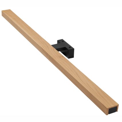 Brilagi - LED-Spiegelbeleuchtung für Badezimmer WOODY MIRROR LED/15W/230V 90 cm IP44 Eiche/schwarz