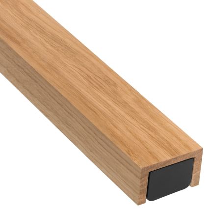 Brilagi - LED-Spiegelbeleuchtung für Badezimmer WOODY MIRROR LED/15W/230V 90 cm IP44 Eiche/schwarz